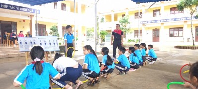 Tổ chuyên môn GDTC cụm Nam Ban đã tổ chức sinh hoạt chuyên môn; chuyên đề năm học 2024 - 2025 xây dựng chuyên đề: ‘‘Một số biện pháp nâng cao hiệu quả dạy học tạo hứng thú và tích cực cho học sinh tiểu học môn GDTC”.